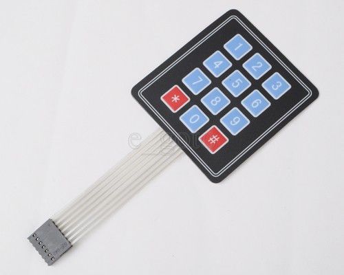 4 x3 matrix array membrane switch keypad keyboard 12 key for arduino/avr/pic for sale