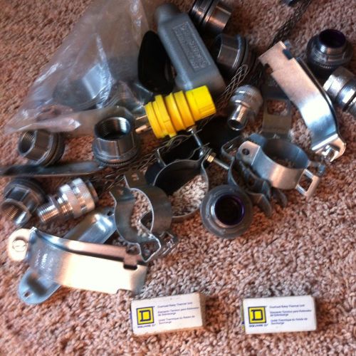 Huge Lot Of Miscellaneous Electrical Equipment Square D Relay Coupling 50+ items