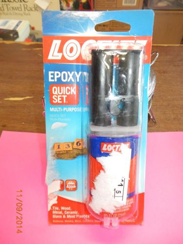 Loctite, .85 OZ, Quick Set Epoxy, 2 Part Adhesive 1395391