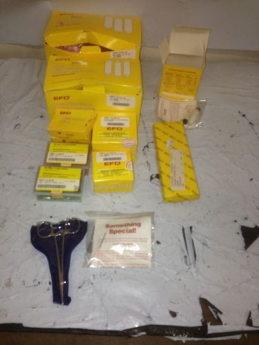 Efd consumables lot, w pistons,dispensing tips,filters, vacuum pickup tool for sale