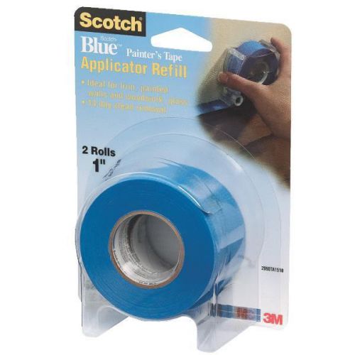 3M 2093EL-RF Scotch Blue Painter&#039;s Masking Tape-2PK 1&#034;X30YD TAPE REFILL