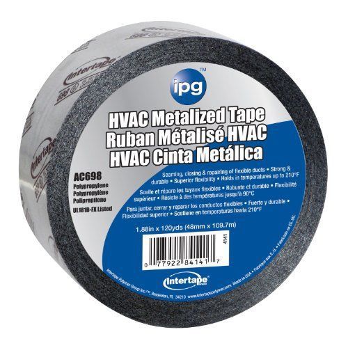 4141 1.88-Inch by 120-Yard Acrylic Biaxial-Oriented PolyPropylene HVAC Tape  Met