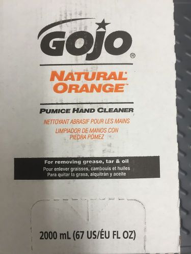 Gojo natural orange pumice hand cleaner (2000 ml dispenser refill) for sale