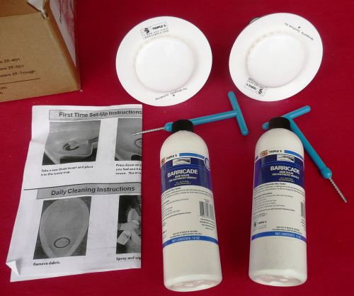 SSS Triple S Barricade Odor Sealer Kit 87003 for waterless urinals (2 per case)