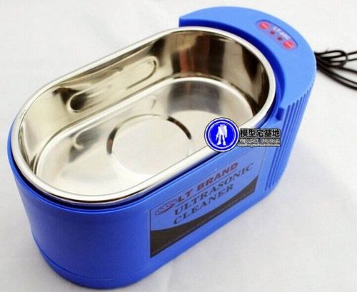 Mini Ultrasonic Cleaner Cleaning 220V 35W/60W Adjustable Color Ship Ramdonly