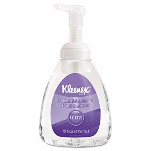Kleenex ultra moisturizing foam hand sanitizer, 16oz, clear, 6/carton (kcc34618) for sale