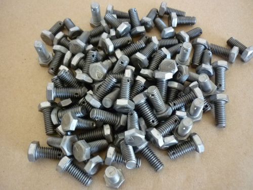 Screw 5/16-18 x 3/4&#034; Long Hex- Head Bolt Shank Drilled For Cotter Pin (100 Each)