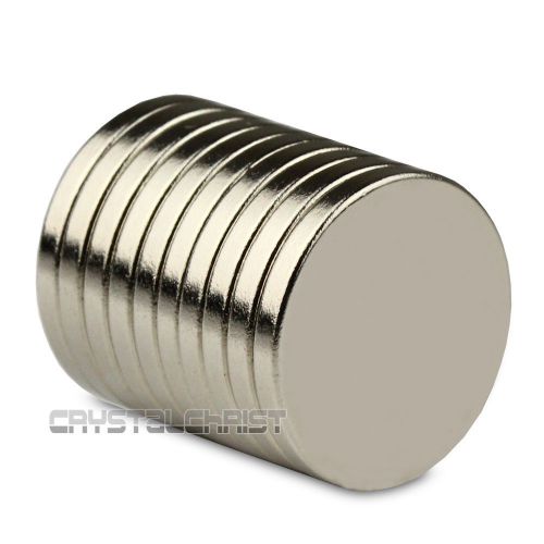 10pcs Super Strong Round Cylinder Magnet 16 x 2mm Disc Rare Earth Neodymium N50