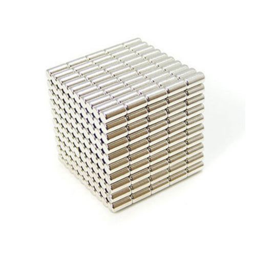 500pcs 5/32&#034; x 5/16&#034; cylinder 4x8mm neodymium magnets strong rare earth n35 for sale
