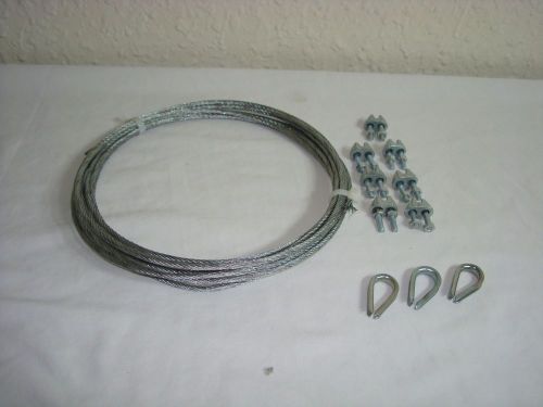 Apporximately 10ft of Galvanized 1/8in Wire Rope