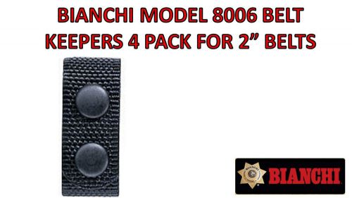 BIANCHI MODEL 8006 BELT KEEPERS (4-PACK) FOR 2&#034; BELTS