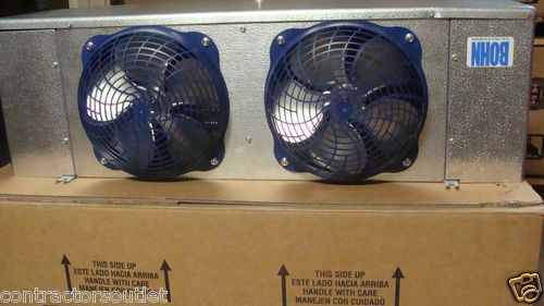 New  Bohn 2 Fan Walk In Cooler Air Defrost Evaporator 9,000 Btu&#039;s SP 404a