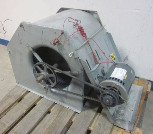 Ge 3-ph 2.4-bhp squirrel cage blower fan belt-driven 5k49mn4250ez 15&#034;-dia. for sale