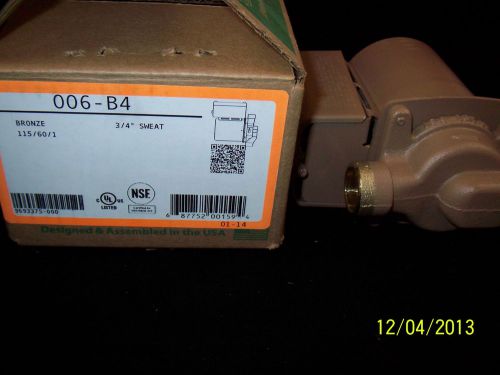 Taco 006-b4  bronze circulating pump 3/4&#034; sweat circulates water wood boiler for sale