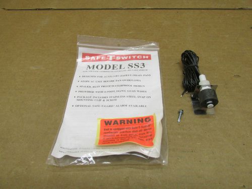 Nib safe-t-switch model ss3 low voltage condensate overflow shut-off switch hvac for sale