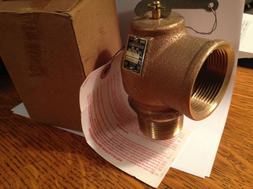 Conbraco 1-1/4 side outlet pop safety valve 15# 13380 13-213 for sale