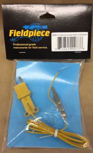 Fieldpiece ATA1 K-thermocouple, Bead w/Alligator Clip