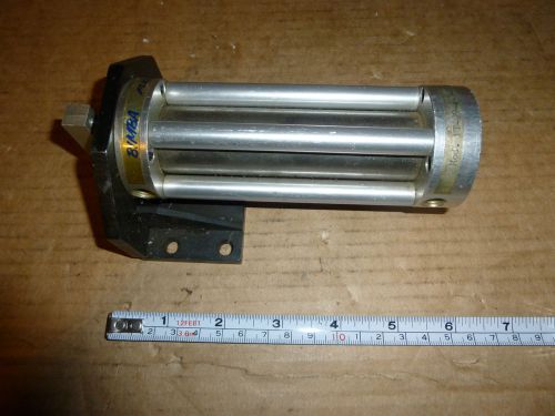 FT-09-4-3 BIMBA  FLAT, PANCAKE DUAL ROD, 1&#034; BORE AIR CYLINDER USED