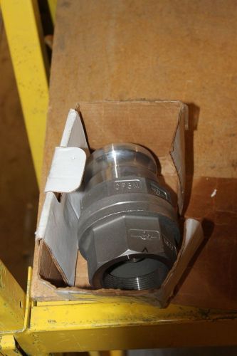 NEW COUPLING DRY DISCONNECT CAM &amp; GROOVE 2&#034; PT CF8M STAINLESS STEEL