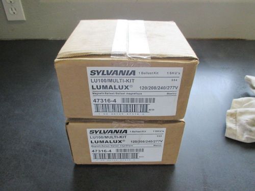 (2 New) Lumalux High Pressure Sodium 100 Watt Ballast Kits