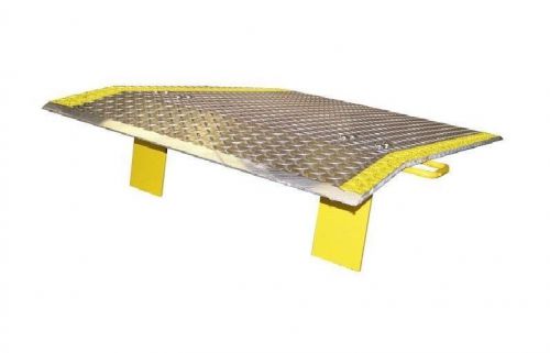 Dock plate 36&#034; x 30&#034; diamond tread plate with handles 5,100# cap 7&#034; legs for sale