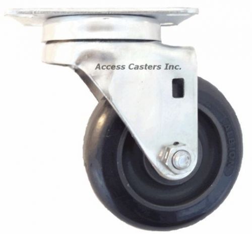 35PCASXA 3 1/2&#034; Case Swivel Caster, Polyurethane Wheel, 260 lb. Capacity