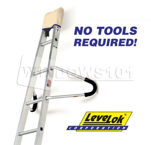 Levelok ladder stabilizer standoff wall stand off -no tools required no scratch! for sale