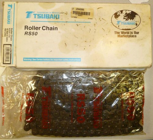 New Tsubaki RS50 Single Strand Roller Chain 10 Feet/ 3 048m 192 Links