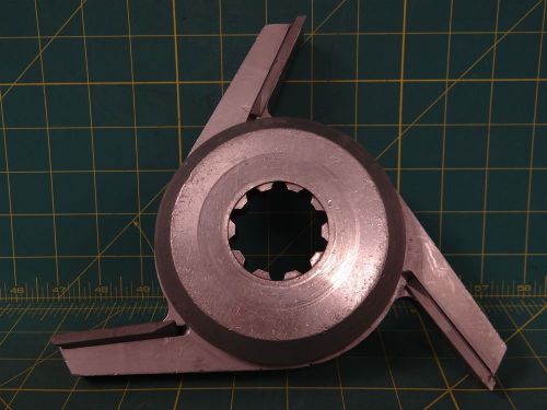 Multivac 3-Blade Grinder Wheel w/ Replaced Blades 1-13/16&#034; Bore Diameter