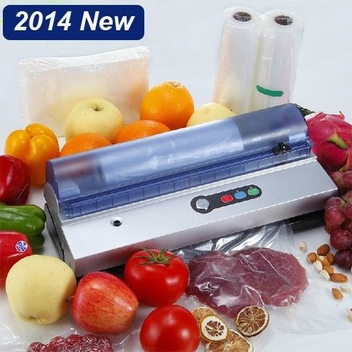 2014 new arrival home food vacuum sealer kits free roll &amp; bags,high peformance for sale