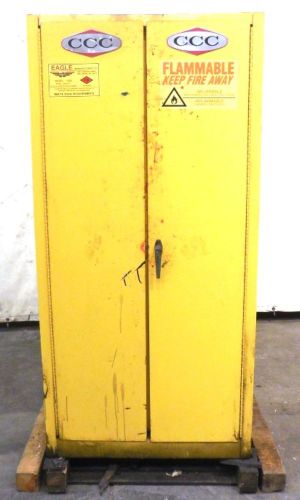 Eagle safety flammable liquid storage cabinet 1926, 55 gal drum, 3 shelves for sale