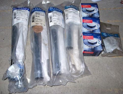 Sloan  flushometer parts lot~ diaphragm kit~trap primer assemply~vacuum breaker for sale