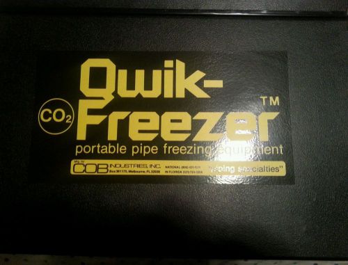 Qwik-freeze pipe freezer qf-4000woc for sale