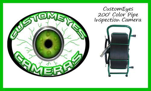 CustomEyes Cameras 200&#039; Color Mainline Pipe Inspection Reel