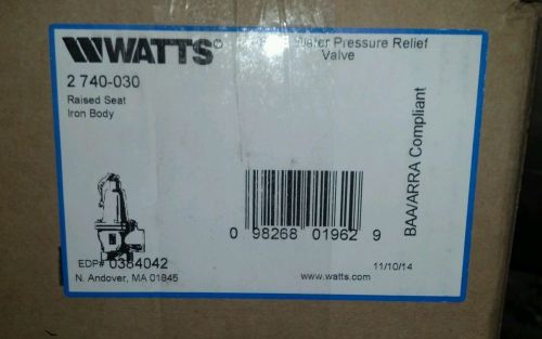 Watts Water Pressure Relieve Valve 2&#034;