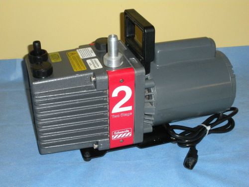 EDWARDS E2M2 TWO STAGE VACUUM PUMP MASS SPECTROMETER LAB 115V *30 DAY WARRANTY*