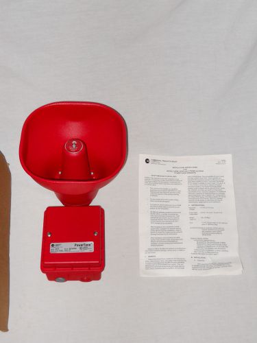 Powertone high output indoor/outdoor alarm siren pa speaker - new for sale