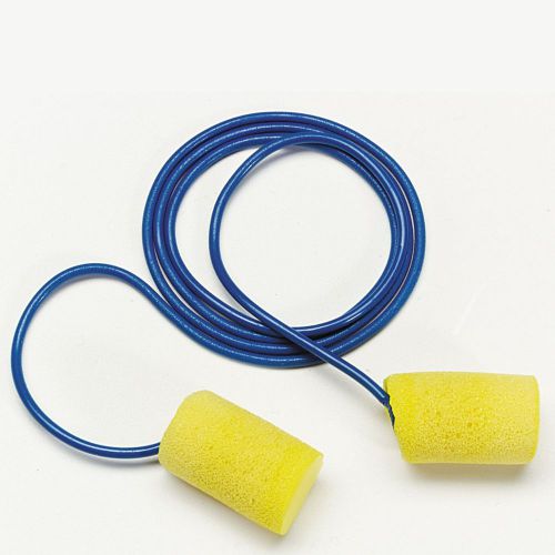 25 3M™ E-A-R™ Classic™ Corded Earplugs,Hearing Conservation 311-1101 in Poly Bag