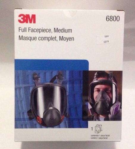 Full facepiece mask reusable respirator 3m 6800 respiratory protection medium for sale