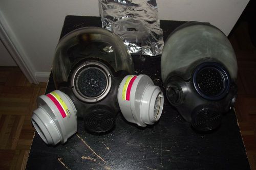 2 MSA advantage 1000 gas mask