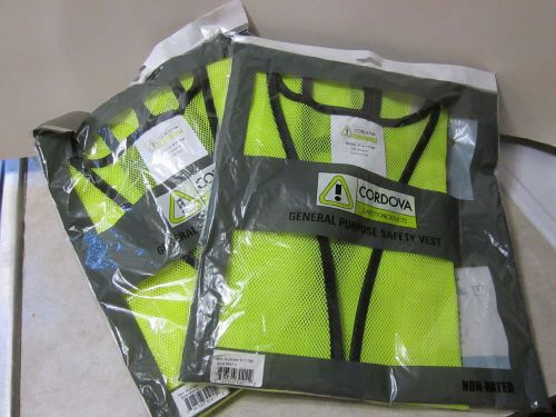 Safety Vest NEW IN BAG!/ Cordova / Non Rated/ Mens or Womens/ Safety First