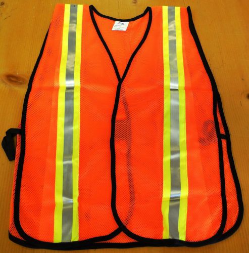 Ok-1 safety model ok-ov3 hi-vis reflective triple tape open mesh vest, brand new for sale