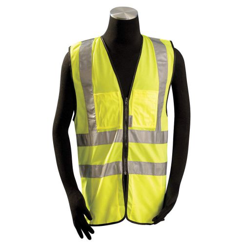 High Visibility Vest, Class 2,3XL, Yellow LUX-SSFS-Y3X