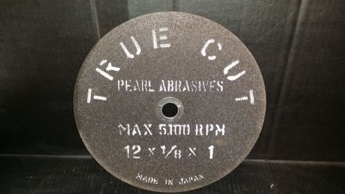 nos Pearl abrasives 12&#034; x 1/8&#034; x 1&#034; Metal Cut-Off Wheel  Chop Saw Disc japan
