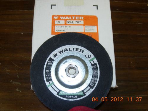 Walter 08L707 7 x 1/8 x 5/8-11 A24 Grinding Wheel