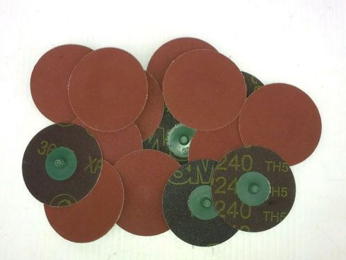 15  - 3m roloc  3&#034;  sanding disc, grinding discs 240 grit    **new** for sale