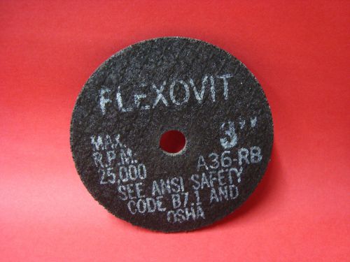 FLEX O VIT 3 X 1/8 X 3/8  A36-RB #01-F0340 25,000 MAX RPM 25 PCS