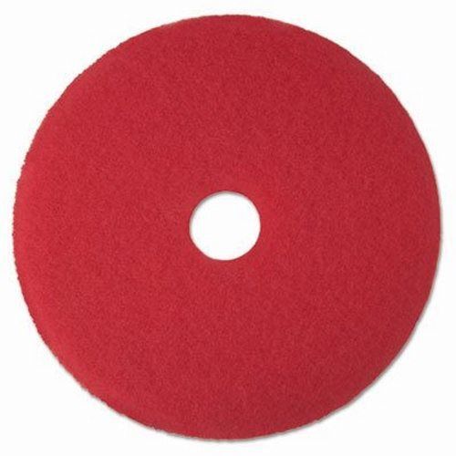 14&#034; 3M Red Floor Pads, Low Speed Red Floor Buffing Pads, 5100 (MCO 08389)