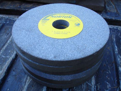 Norton grinding wheels 7 x 1/2 x 1 1/4 lot of 6 wheels for sale
