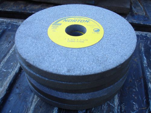 Norton Grinding Wheels 7 x 1/2 x 1 1/4 lot of 6 wheels